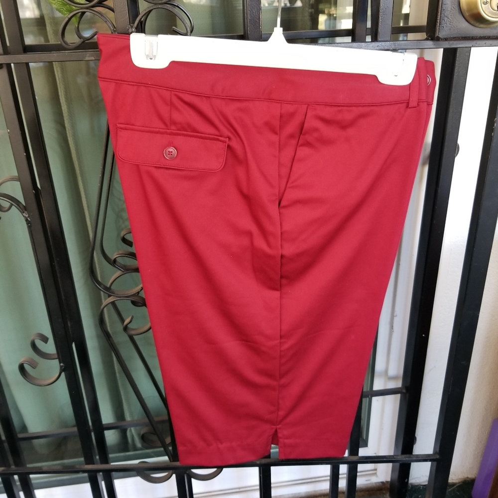 Burgundy Worthington shorts, sz 12